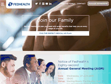 Tablet Screenshot of fedhealth.co.za